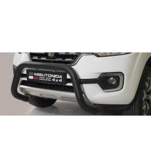 Alaskan 18- EC Approved Super Bar Inox Black Coated - EC/SB/432/PL - Bullbar / Lightbar / Bumperbar - Verstralershop