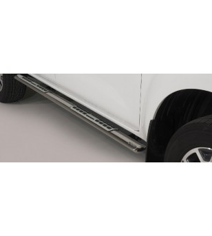 Alaskan D.C. 18- Oval Design Side Protections Inox - DSP/432/IX - Lights and Styling