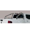 Alaskan D.C. 18- Roll Bar Mark on Tonneau Black Coated Inox (2 pipes version) - RLSS/K/2432/IX - Rollbars / Sportsbars - Verstra