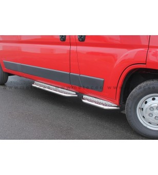 PEUGEOT BOXER 2007+ RUNNING BOARDS VAN TOUR for sidedoor pcs