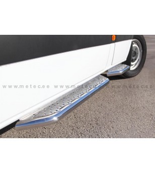 VW CRAFTER 07-16 RUNNING BOARDS VAN TOUR for sidedoor - 818018 - Lights and Styling