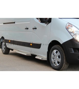 OPEL MOVANO 10+ RUNNING BOARDS VAN TOUR for sidedoor pcs - 828012 - Sidebar / Sidestep - Verstralershop