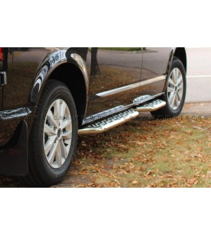 VW T6 15+ RUNNING BOARDS VAN TOUR for sidedoor - 840015 - Sidebar / Sidestep - Verstralershop