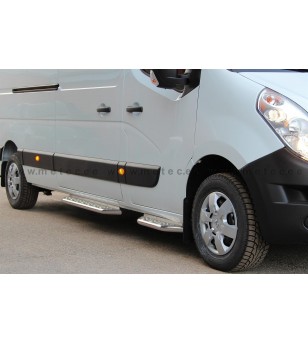 OPEL MOVANO 10+ RUNNING BOARDS VAN TOUR front door pcs - 828010 - Lights and Styling