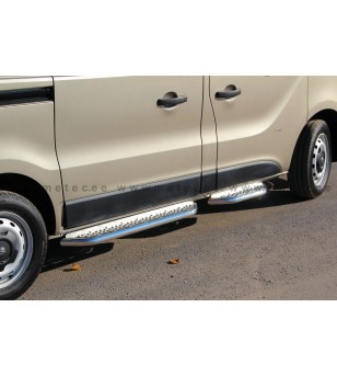 OPEL VIVARO 14+ RUNNING BOARDS VAN TOUR front door pcs - 828009 - Sidebar / Sidestep - Verstralershop