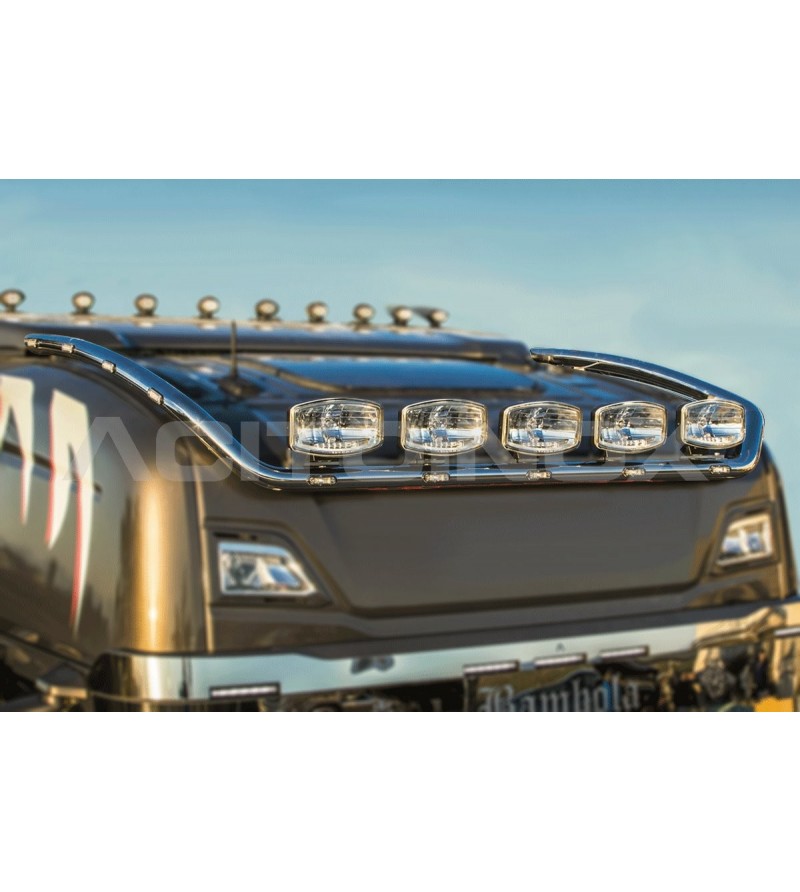 SCANIA R/S Serie 16+ ROOF LIGHT BAR – MEDIUM VERSION - BA002SNS - Roofbar / Roofrails - Verstralershop