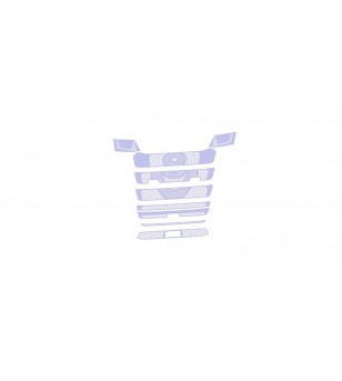 Inox Parts - Acitoinox - Grille Styling Full - V8 - Scania - R/S series - 2016+