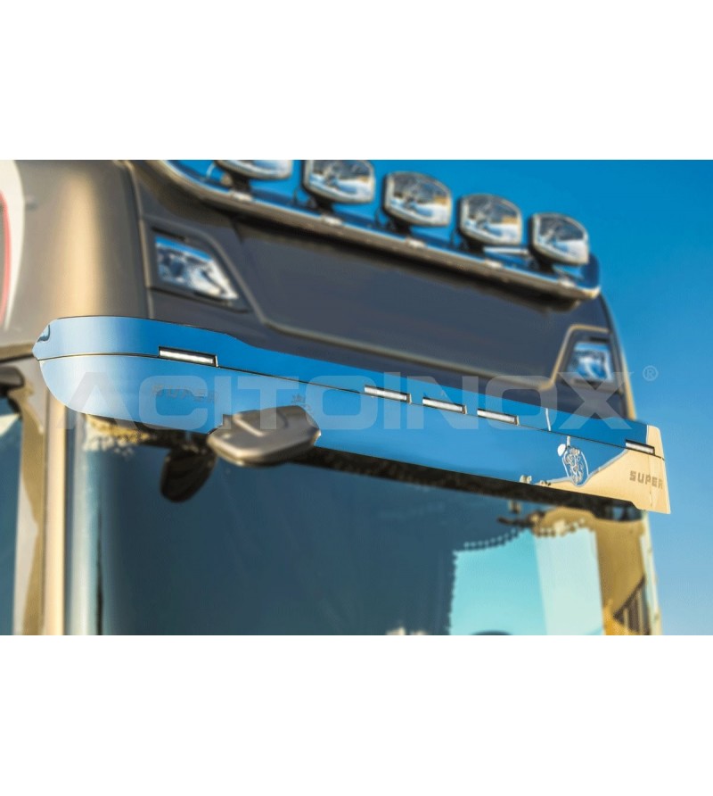 Inox-Teile - Acitoinox - Cover Sonnenblende - Satz - Scania - R/S - 2016+ Inox-Teile - Acitoinox - Cover Sonnenblende - Satz - Scania - R/S - 2016+