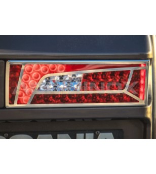 SCANIA R/S Serie 16+ BRAKE LIGHTS COVER - AP016SNS - RVS / Chrome accessoires - Verstralershop