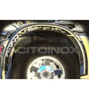 SCANIA R/S Serie 16+ REAR FENDER APPLICATIONS - AP019SNS - RVS / Chrome accessoires - Verstralershop