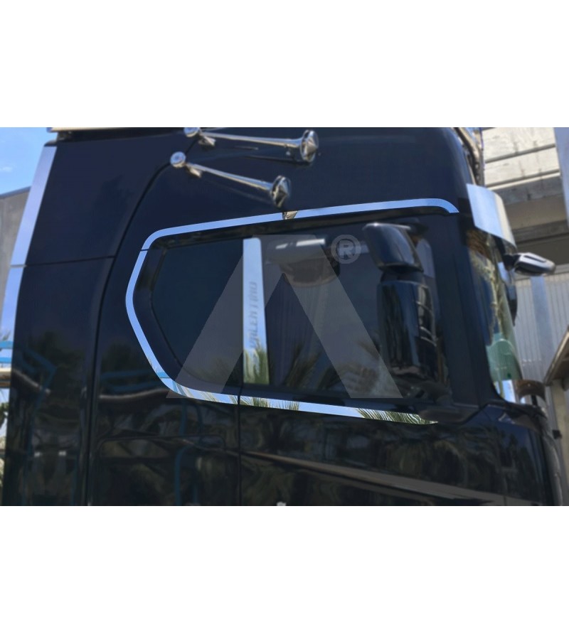 SCANIA R/S Serie 16+ LATERAL WINDOW PROFILES - AP024SNS - RVS / Chrome accessoires - Verstralershop