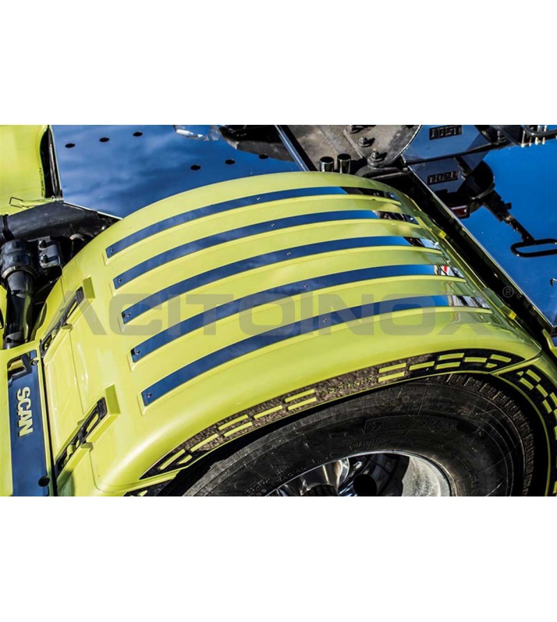 SCANIA R/S Serie 16+ FENDER APPLICATIONS S5 - AP105STR - RVS / Chrome accessoires - Verstralershop SCANIA R/S Serie 16+ FENDER APPLICATIONS S5 - AP105STR - RVS / Chrome accessoires - Verstralershop