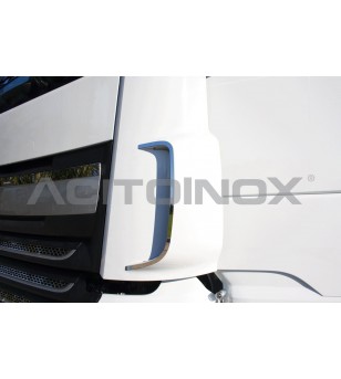 DAF XF 106 Chrom-Edelstahlrand für Lufteinlass - 008DXF106 - RVS / Chrome accessoires - Verstralershop