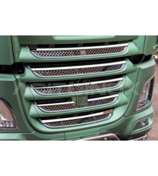 DAF XF 106 Grill Covers - Honeycomb Design - 005DXF106 - Grille - Verstralershop