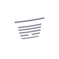 Inox-Teile - Acitoinox - Grille Styling Upper - DAF - XF - 106 - 2013-2021 Inox-Teile - Acitoinox - Grille Styling Upper - DAF - XF - 106 - 2013-2021
