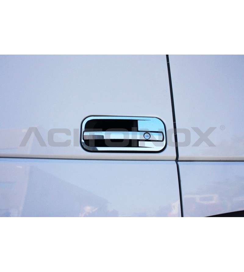 DAF XF 106 Pair covers for handle door - 011DXF106 - Stainless / Chrome accessories - Verstralershop