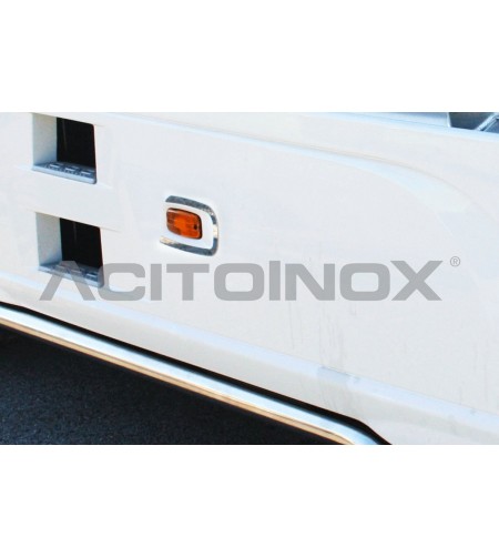 Inox-Teile - Acitoinox - Profile Seitenteil - Markierungslicht - DAF - XF - 106 - 2013-2021