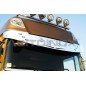 Sun visor - High gloss stainless steel - DAF - XF - 105/106 - Super Space Cab - 2013-2021 Sun visor - High gloss stainless steel - DAF - XF - 105/106 - Super Space Cab - 2013-2021