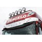 Sun visor - High gloss stainless steel - DAF - XF - 105/106 - Super Space Cab - 2013-2021