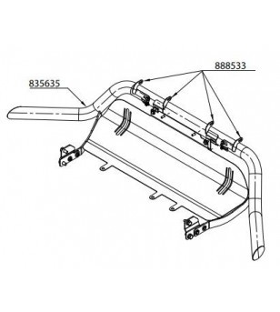 Montering - Metec - Fix-it Monteringsfäste för ledramp - ø60mm rör - 