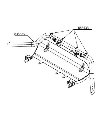 Montage - Metec - Fix-it Halterungen für Led-Bar - ø60mm Rohre -