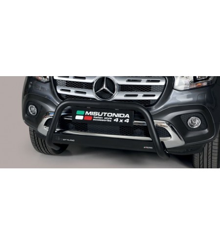 X-Klasse 2017- EC Approved Medium Bar Inox Black Coated - EC/MED/428/PL - Bullbar / Lightbar / Bumperbar - Verstralershop