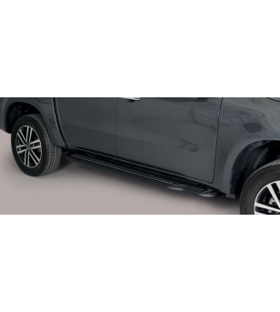 X-Class 17- Sidesteps Inox Black Coated - P/428/PL - Lights and Styling