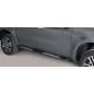 Sidebars - Misutonida - Side - Oval - Black matte - Set - Mercedes - X-Class - 2017-2020 Sidebars - Misutonida - Side - Oval - Black matte - Set - Mercedes - X-Class - 2017-2020