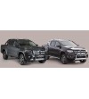 X-Class 17- Oval Design Side Protections Inox Black Coated - DSP/428/PL - Lights and Styling