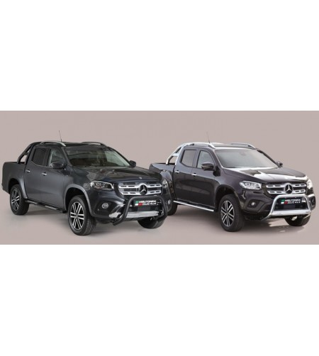 Rollbar - Misutonida - Roll Bar Mark - Inscripted - Black matte - Mercedes - X-Class - 2017-2020