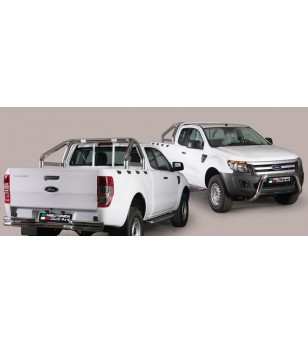 Rearbar - Misutonida - Double - Böjd - Ford - Ranger - Super Cab - 2012-2015