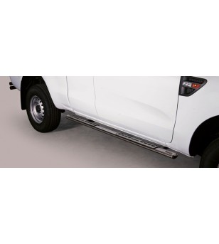 Ranger Super Cab 12- Design Side Protection Oval - DSP/330/IX - Sidebar / Sidestep - Verstralershop