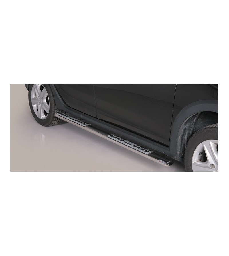 Sandero Stepway 2013- Design Side Protection Oval - DSP/347/IX - Sidebar / Sidestep - Verstralershop