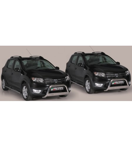Seitenschutzbügel - Misutonida - Design - Oval - Satz - Dacia - Sandero - Stepway - 2013-2019
