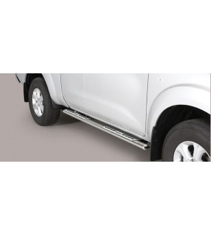 Navara NP300 King Cab 2016- Design Side Protection Oval - DSP/408/IX - Sidebar / Sidestep - Verstralershop