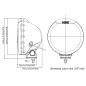 Fernscheinwerfer - NBB - Alpha 225 - Full LED - 8.7" - 22.2cm - Positionslicht Weiß - Driving Fernscheinwerfer - NBB - Alpha 225 - Full LED - 8.7" - 22.2cm - Positionslicht Weiß - Driving