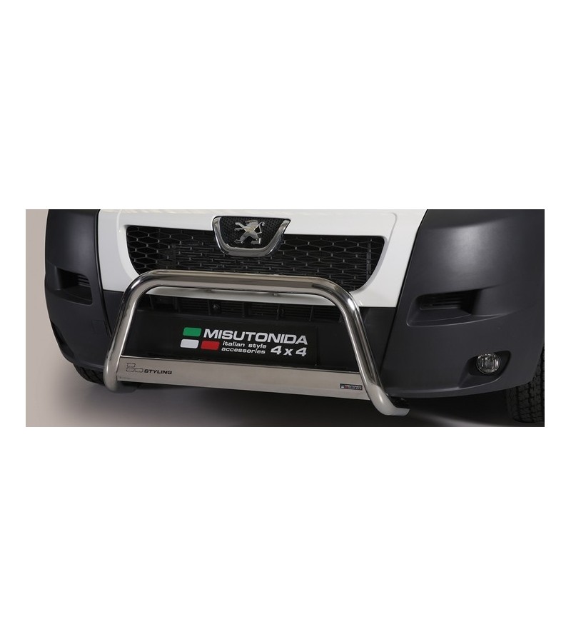 Peugeot Boxer 2006+ Medium Bar EU - EC/MED/349/IX - Bullbar / Lightbar / Bumperbar - Verstralershop Peugeot Boxer 2006+ Medium Bar EU - EC/MED/349/IX - Bullbar / Lightbar / Bumperbar - Verstralershop