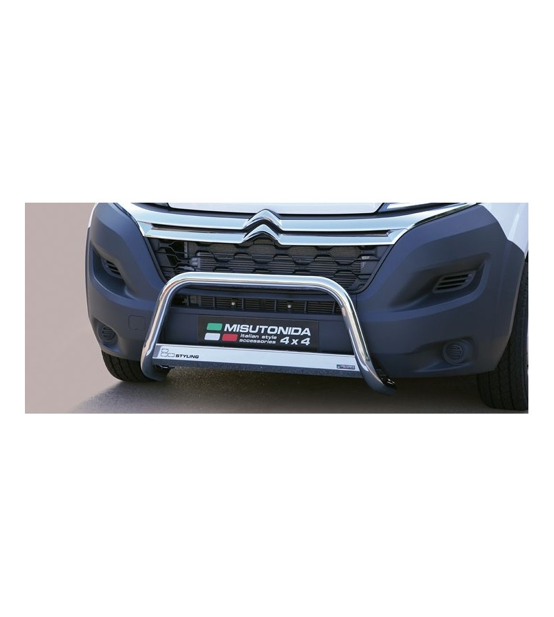 Jumper 2014-, EC Approved Medium Bar Inox - EC/MED/380/IX - Bullbar / Lightbar / Bumperbar - Verstralershop