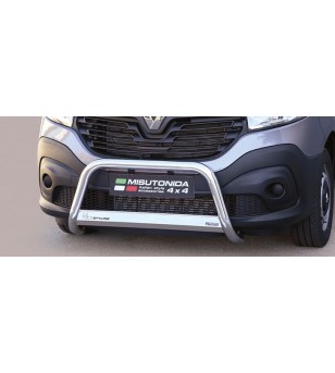 Trafic 2014-, EC Approved Medium Bar Inox - EC/MED/383/IX - Bullbar / Lightbar / Bumperbar - Verstralershop