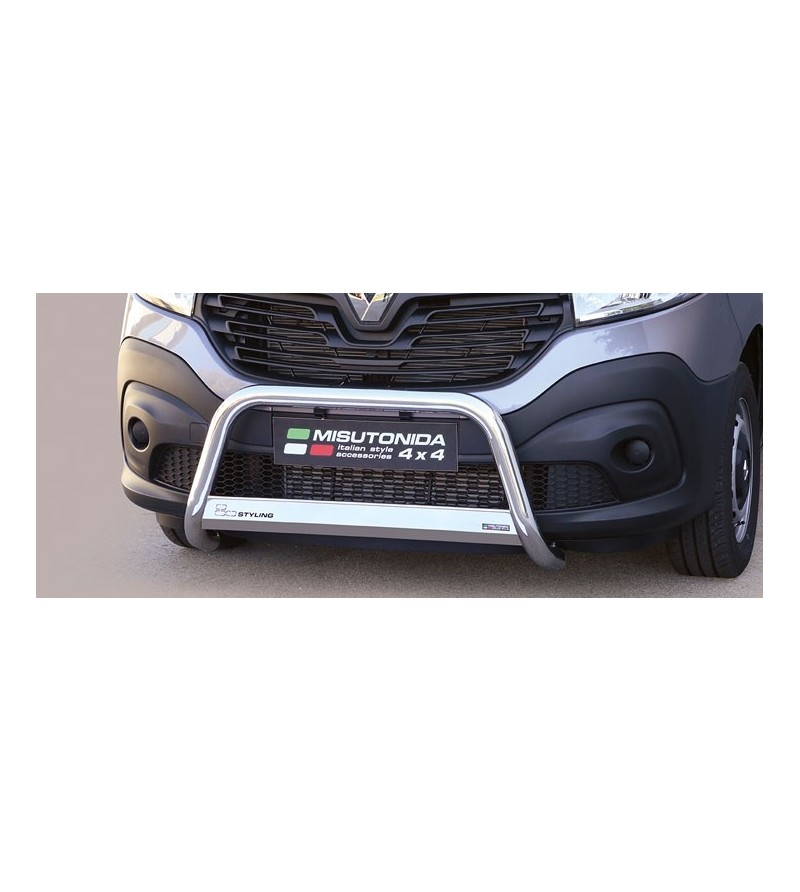 Trafic 2014-, EC Approved Medium Bar Inox - EC/MED/383/IX - Bullbar / Lightbar / Bumperbar - Verstralershop Trafic 2014-, EC Approved Medium Bar Inox - EC/MED/383/IX - Bullbar / Lightbar / Bumperbar - Verstralershop
