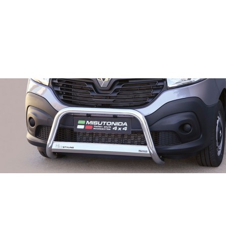 Trafic 2014-, EC Approved Medium Bar Inox - EC/MED/383/IX - Bullbar / Lightbar / Bumperbar - Verstralershop