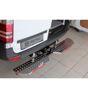 FORD TRANSIT CUSTOM 18+ RUNNING BOARDS to tow bar pcs EXTRA LARGE