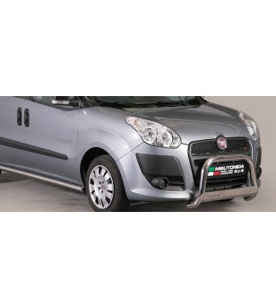 Doblo 10-15 Medium Bar ø63 Inscripted EU - EC/MED/K/329/IX - Bullbar / Lightbar / Bumperbar - Verstralershop