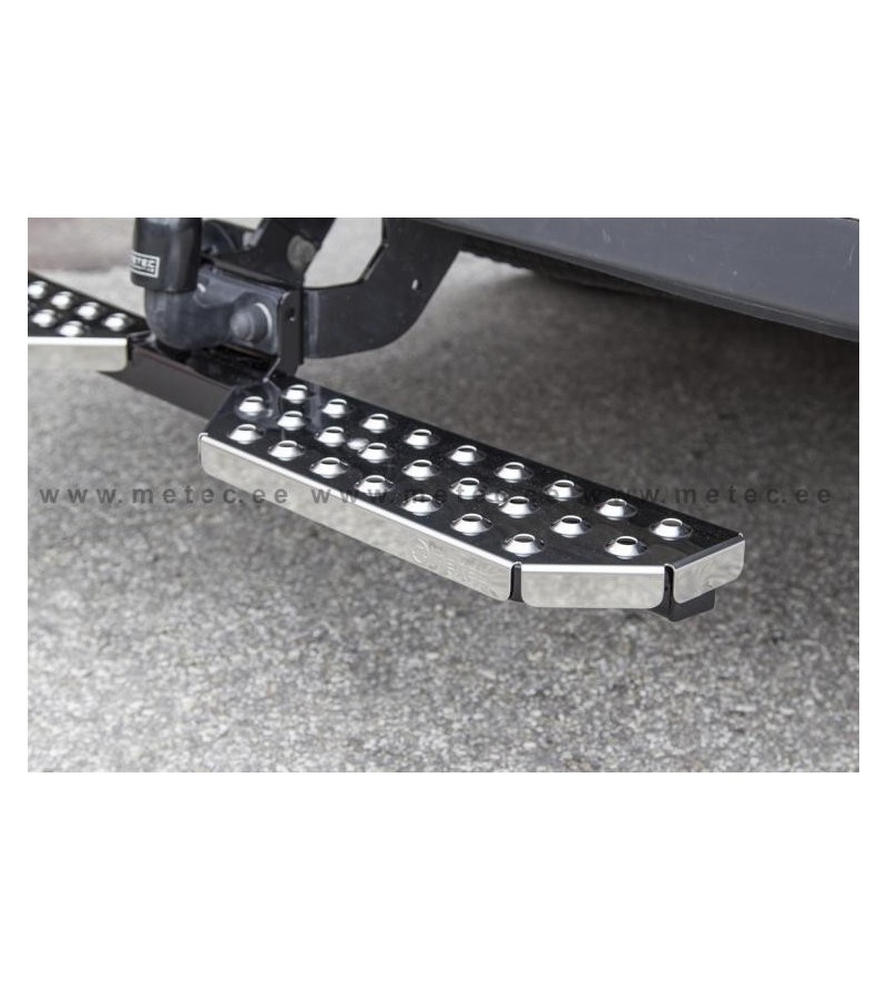 CITROEN BERLINGO 08+ RUNNING BOARDS to tow bar pcs LARGE - 888420 - Rearbar / Opstap - Verstralershop