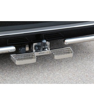 CITROEN JUMPY 08 to 16 RUNNING BOARDS to tow bar pcs SMALL - 888419 - Rearbar / Opstap - Verstralershop