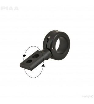 PIAA Universal Mounting 0,75" - 1,25" 360 Aluminum Brackets (set)