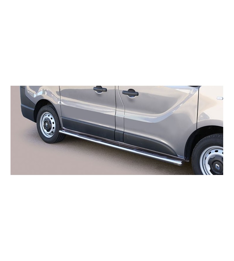 Trafic L1 2014-, Oval Grand Pedana Oval Side Bars with steps - GPO/383/IX - Lights and Styling