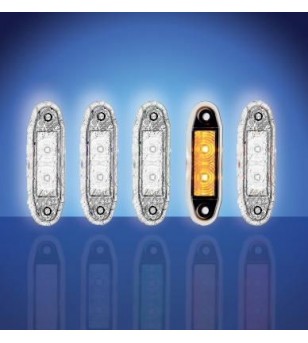 Boreman 4500 - LED-markeringslampa Gul/Orange - 1001-4500-A - Lights and Styling