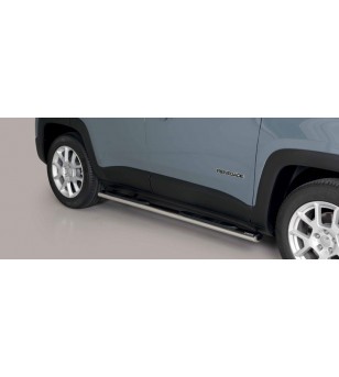 Renegade 18- Oval grand Pedana (Oval Side Bars with steps) Inox - GPO/376/IX - Lights and Styling