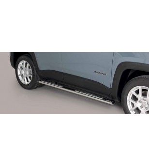 Renegade 18- Oval Design Side Protections Inox - DSP/376/IX - Sidebar / Sidestep - Verstralershop